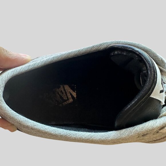 Vans Men's Canvas & Leather Accents Low-Top Sneakers 751505 Gray  Size 7 - Picture 4 of 9